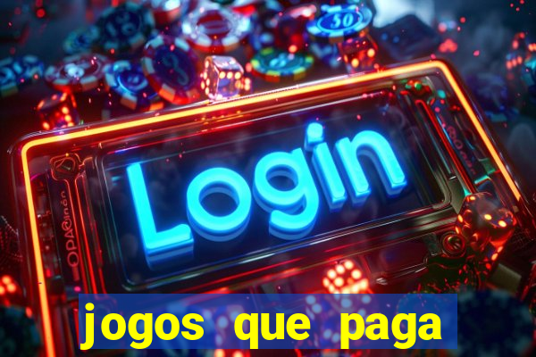 jogos que paga dinheiro de verdade no pix