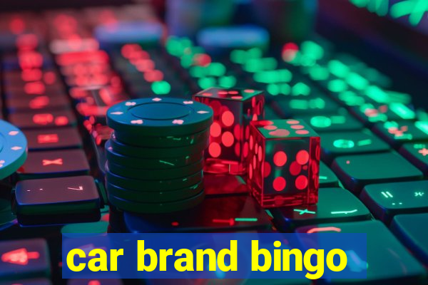 car brand bingo