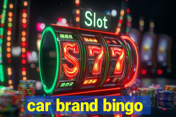 car brand bingo