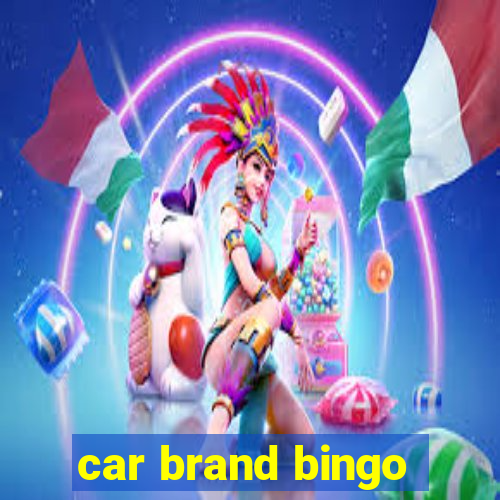 car brand bingo