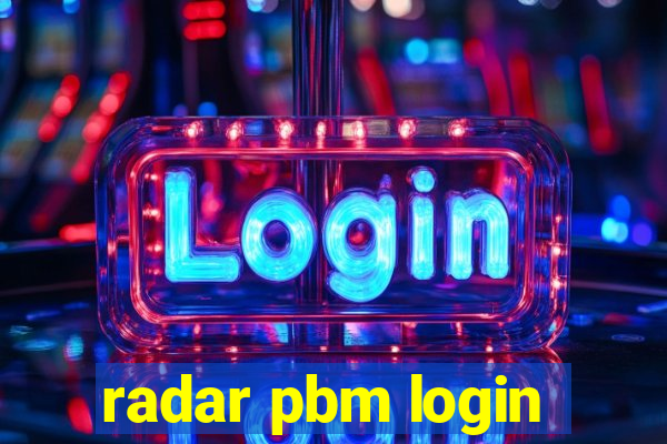 radar pbm login