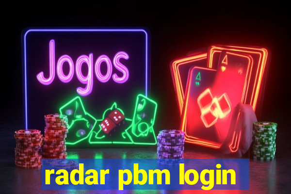 radar pbm login