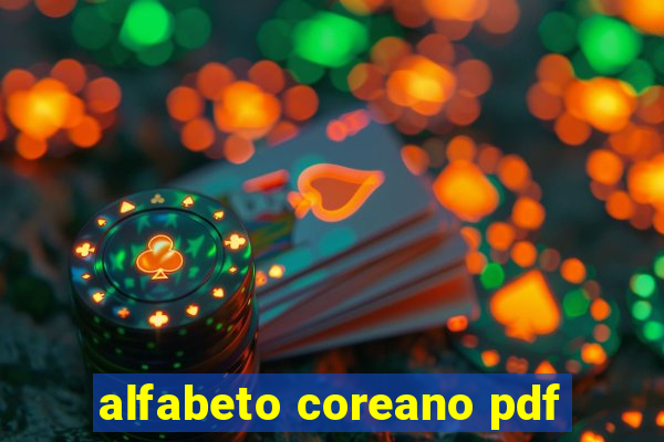 alfabeto coreano pdf