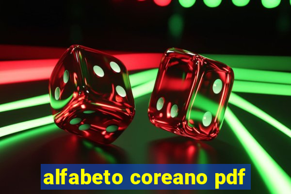 alfabeto coreano pdf