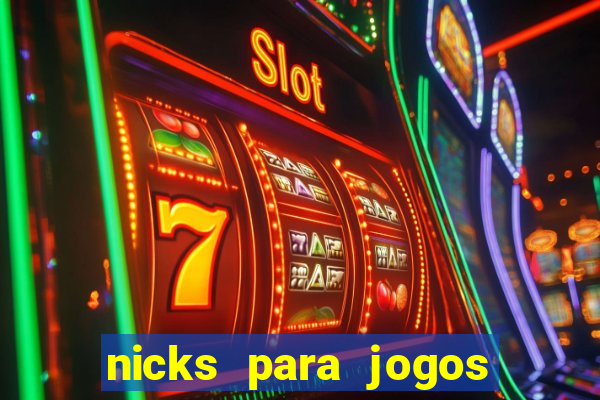 nicks para jogos de tiro