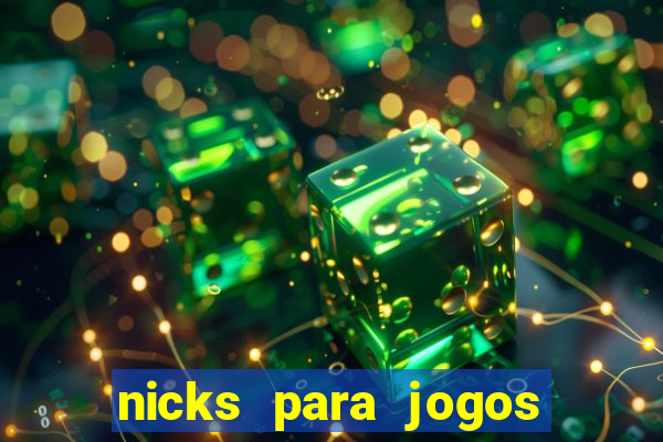 nicks para jogos de tiro