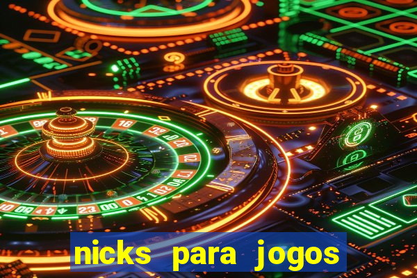 nicks para jogos de tiro