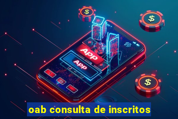 oab consulta de inscritos