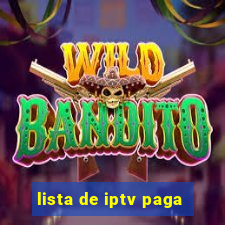 lista de iptv paga