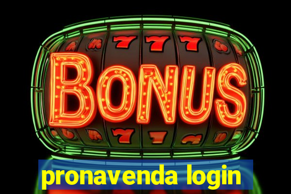 pronavenda login