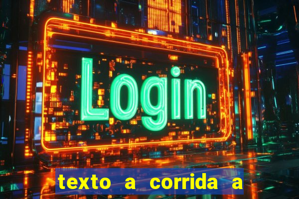 texto a corrida a lagarta lili