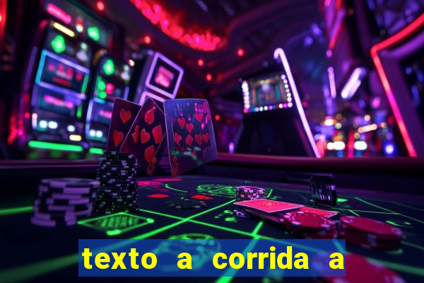 texto a corrida a lagarta lili