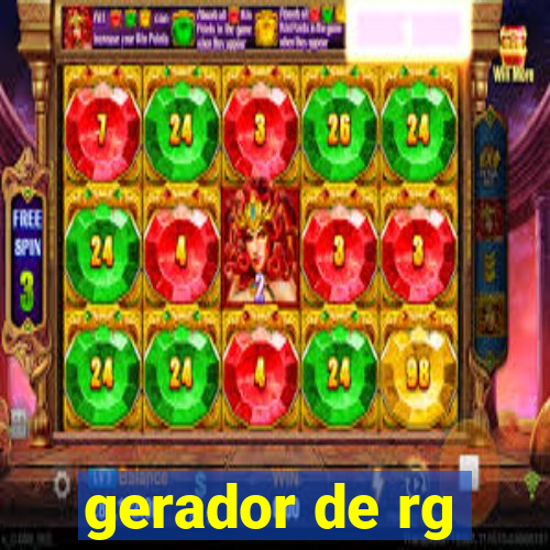 gerador de rg