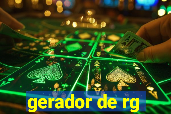 gerador de rg