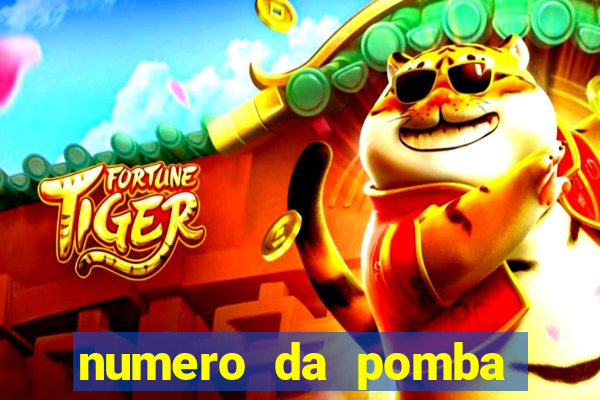 numero da pomba jogo do bicho