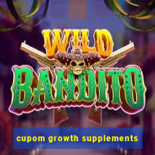 cupom growth supplements