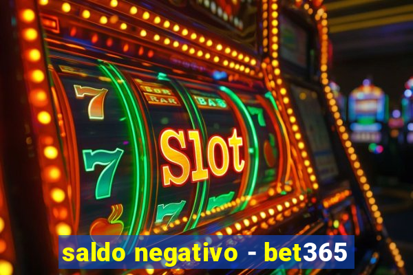 saldo negativo - bet365