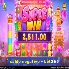 saldo negativo - bet365