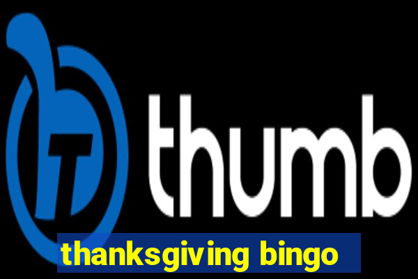 thanksgiving bingo