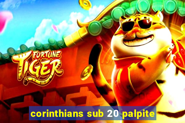 corinthians sub 20 palpite