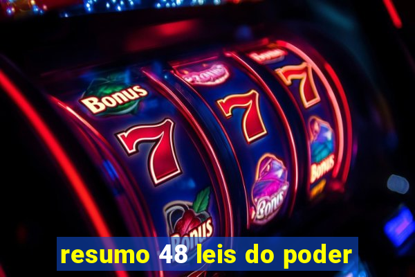 resumo 48 leis do poder