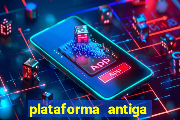 plataforma antiga de jogos