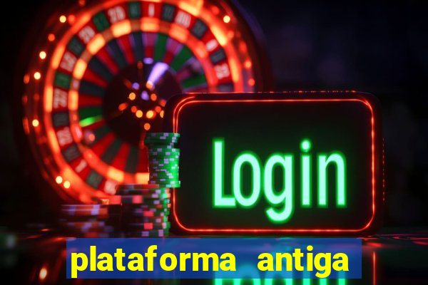 plataforma antiga de jogos