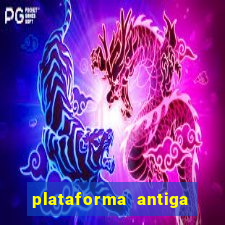 plataforma antiga de jogos