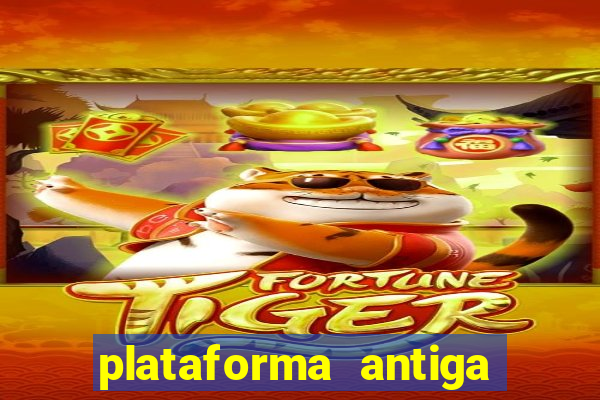 plataforma antiga de jogos