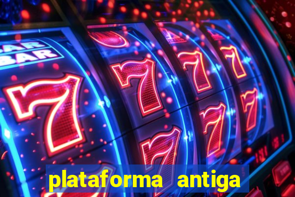 plataforma antiga de jogos