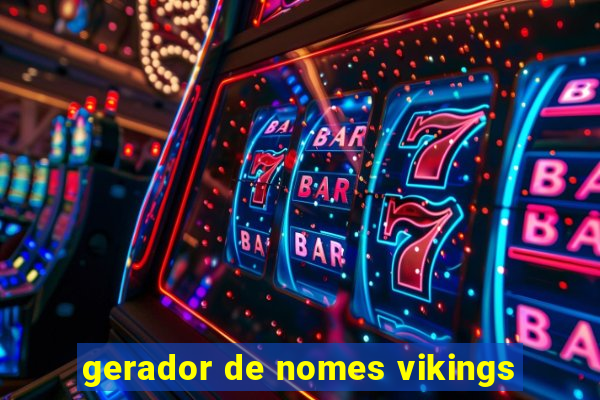 gerador de nomes vikings