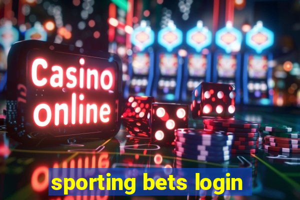 sporting bets login