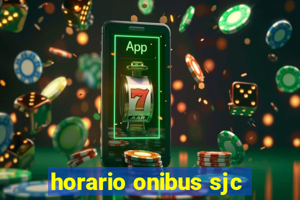 horario onibus sjc