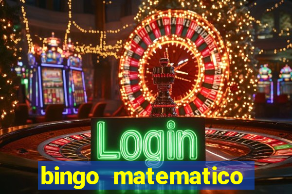 bingo matematico para ensino medio