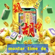 montar time de futebol site