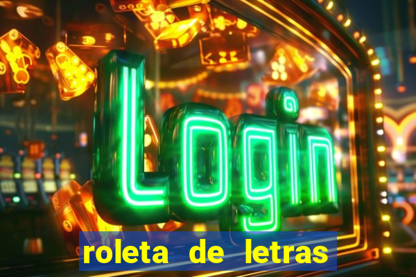 roleta de letras stop online