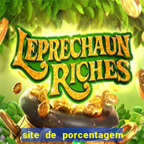 site de porcentagem slots pg