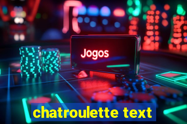 chatroulette text