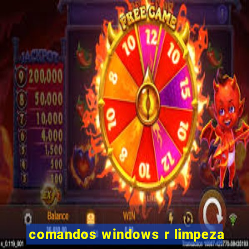 comandos windows r limpeza