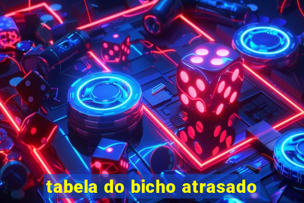 tabela do bicho atrasado