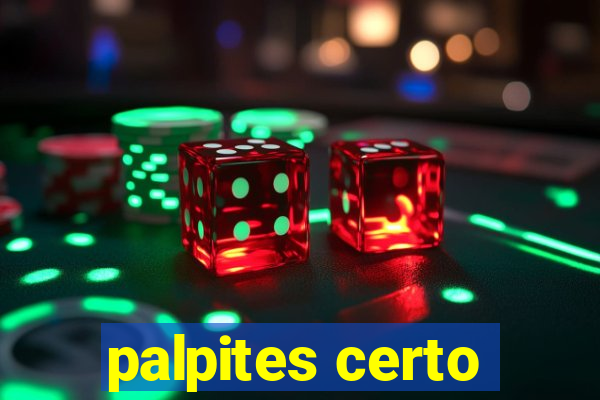 palpites certo