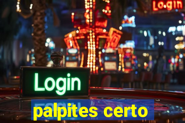 palpites certo