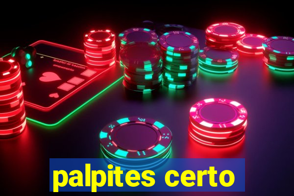 palpites certo