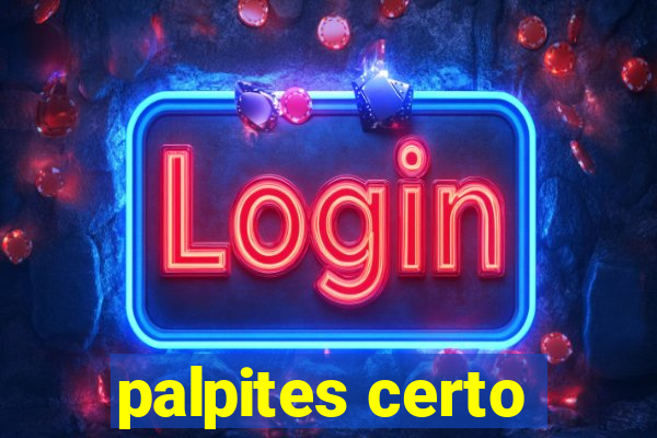 palpites certo