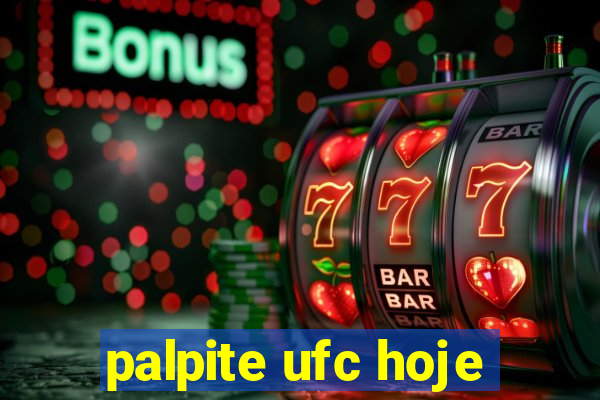 palpite ufc hoje