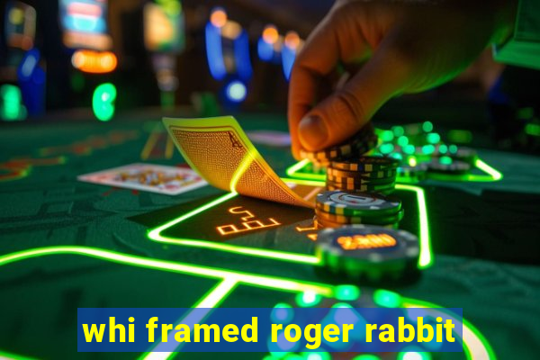 whi framed roger rabbit