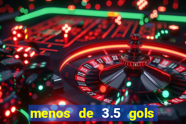 menos de 3.5 gols o que significa betano