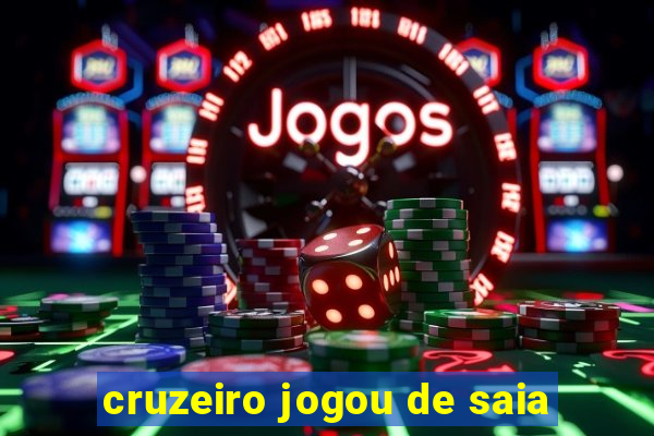 cruzeiro jogou de saia