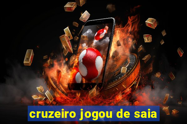 cruzeiro jogou de saia