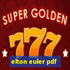 elton euler pdf